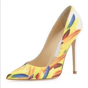 Jimmy Choo Anouk Pumps unique feather print